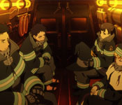 fire force company 8 fire engine